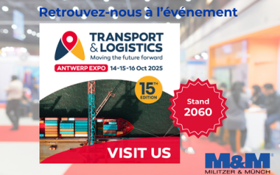 M&M participe au salon Transport & Logistics à Anvers !